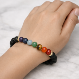 7 CHAKRA LAVA BRACELET 2
